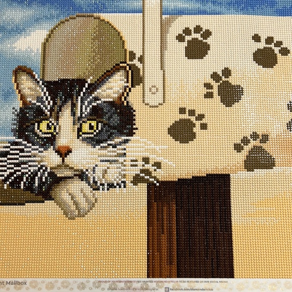 COMPLETED Diamond Art Club Toulouse Largent Mailbox Artist Lowell Herrero - Picture 8 of 17